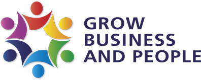 Logo Grow Business and People